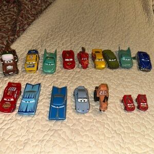 Disney Cars Toy Vehicle Collection - Red, Blue, Green